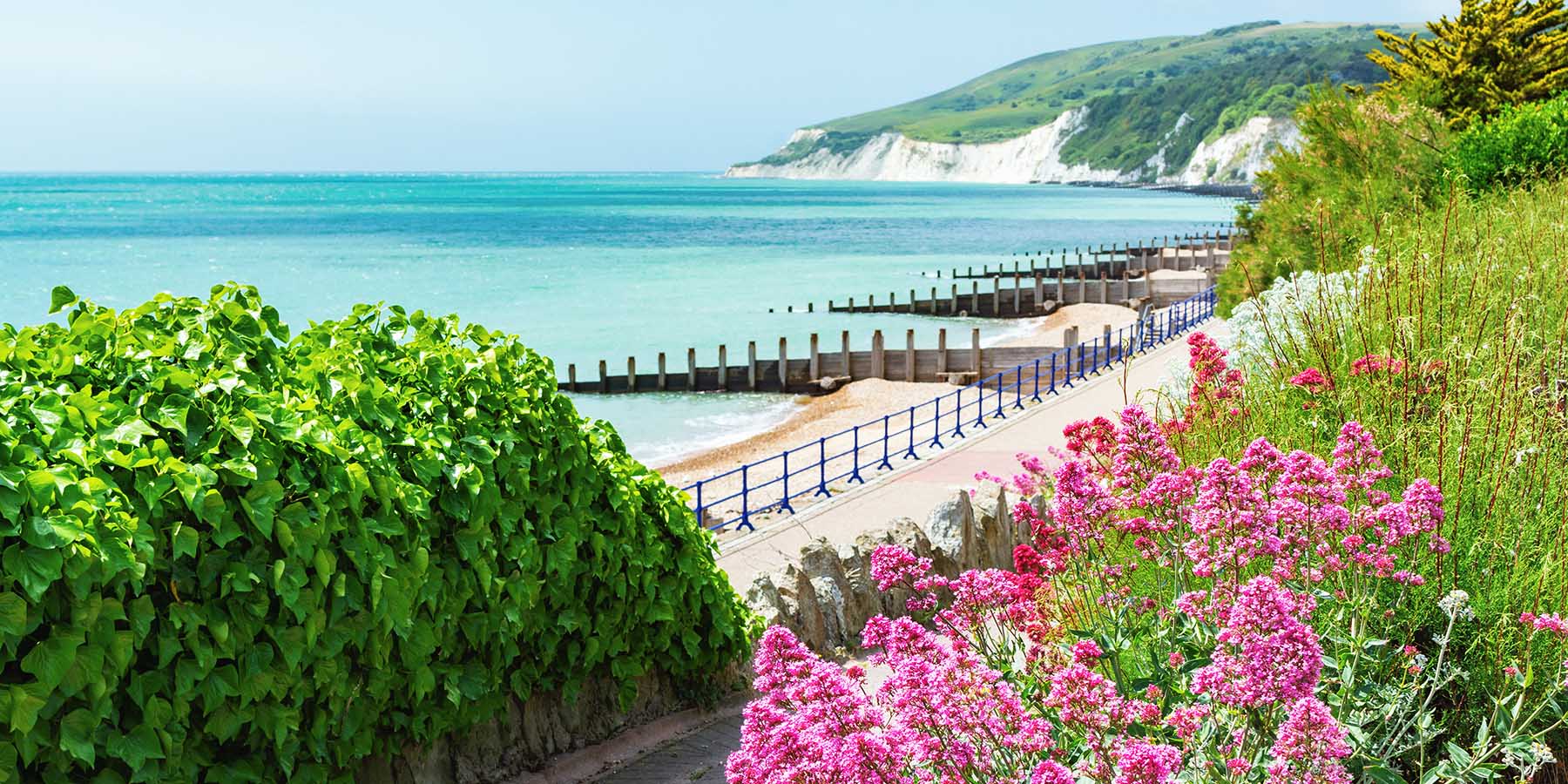 Eastbourne promenade in spring