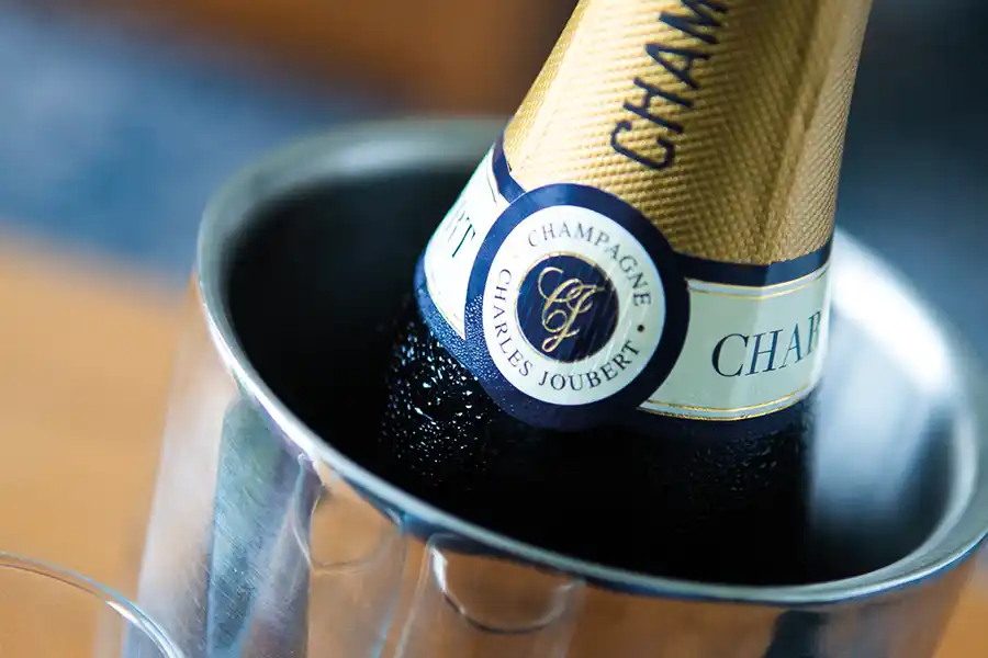 Champagne in suite