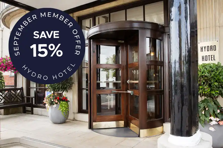 Hydro Hotel front entrance
